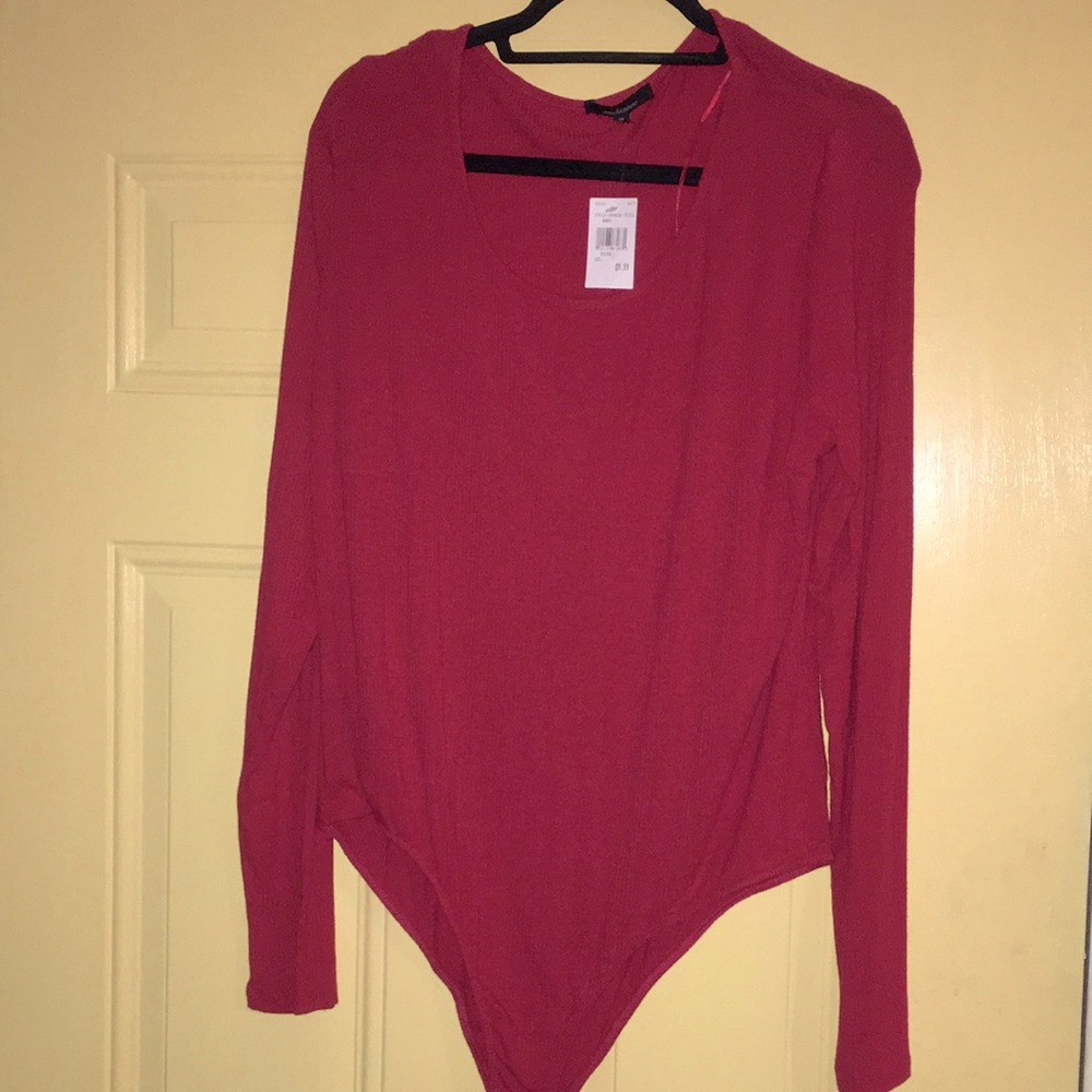 NWT Red long sleeve body suit size 2X brand new now only $6 was $9.99